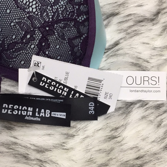 *NWT LORD & TAYLOR Lace Ultra Push Up Bra - Picture 5 of 5